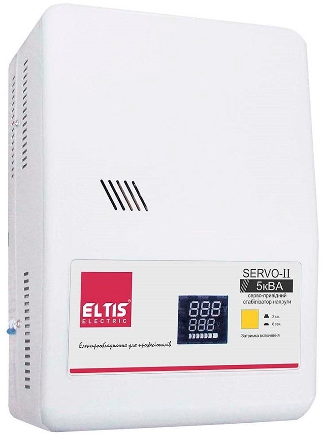 Стабілізатор напруги Eltis Electric Servo-II-TSDL- 5000VA Led