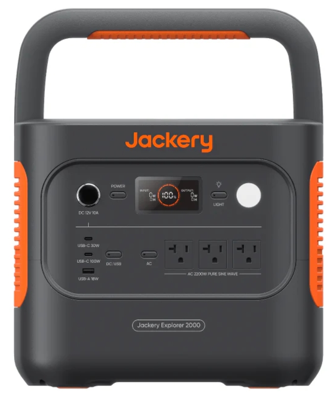 Портативна зарядна станція Jackery Explorer 2000 V2, 2042Wh/2200W (21-0001-000267)