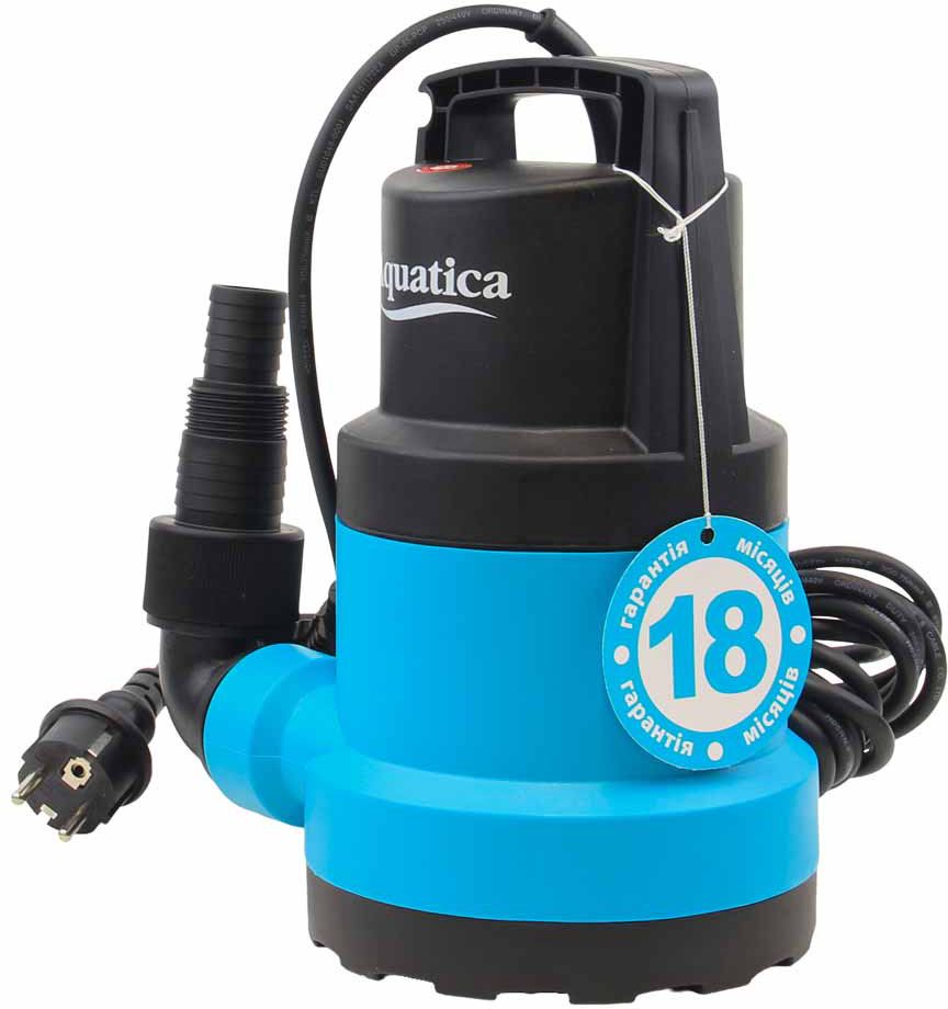 Насос дренажний Aquatica 0.25кВт Hmax 7м Qmax 133л/хв (773125)