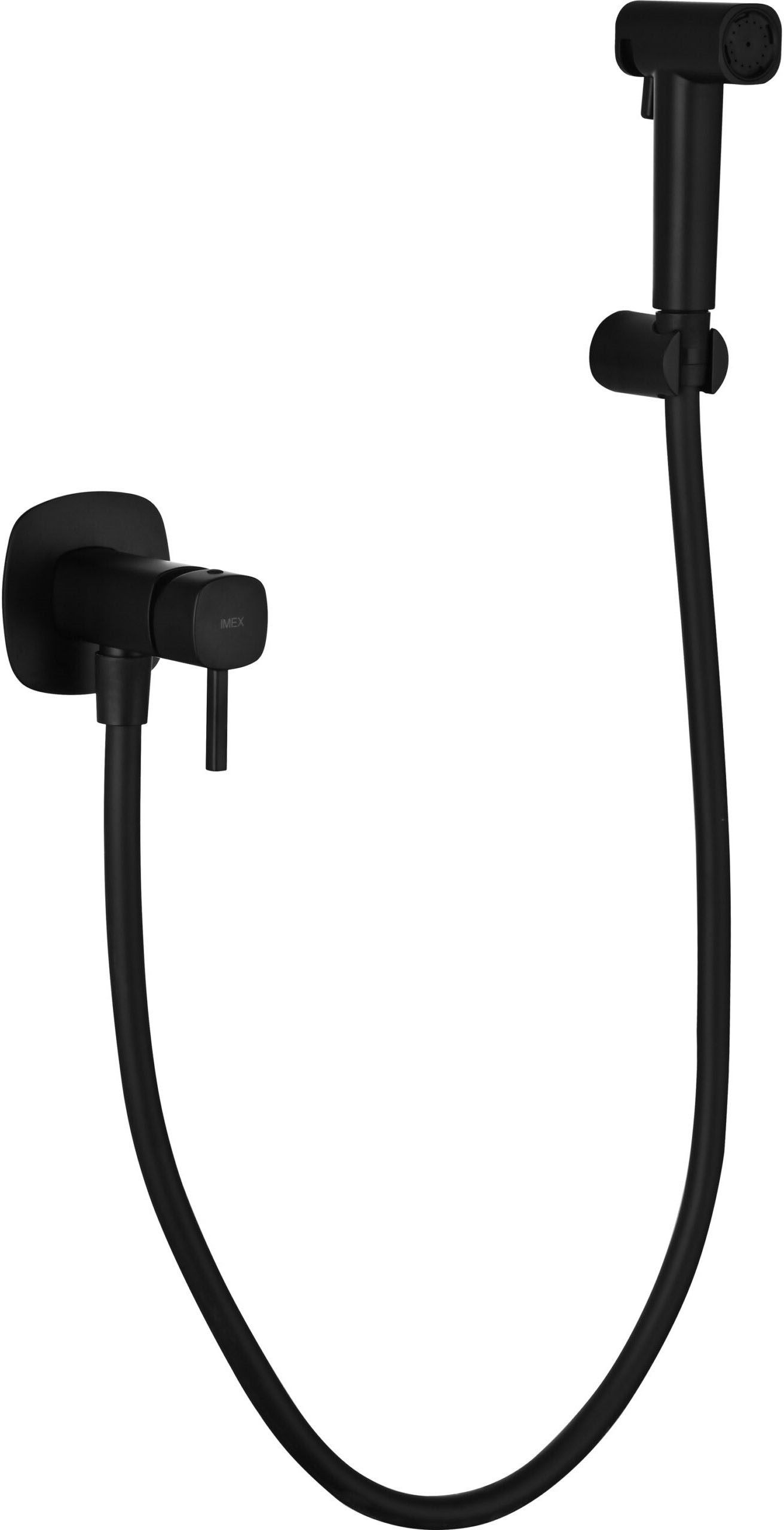 Гігієнічний душ зі змішувачем Imex Toscana Matt Black RDT064/NG