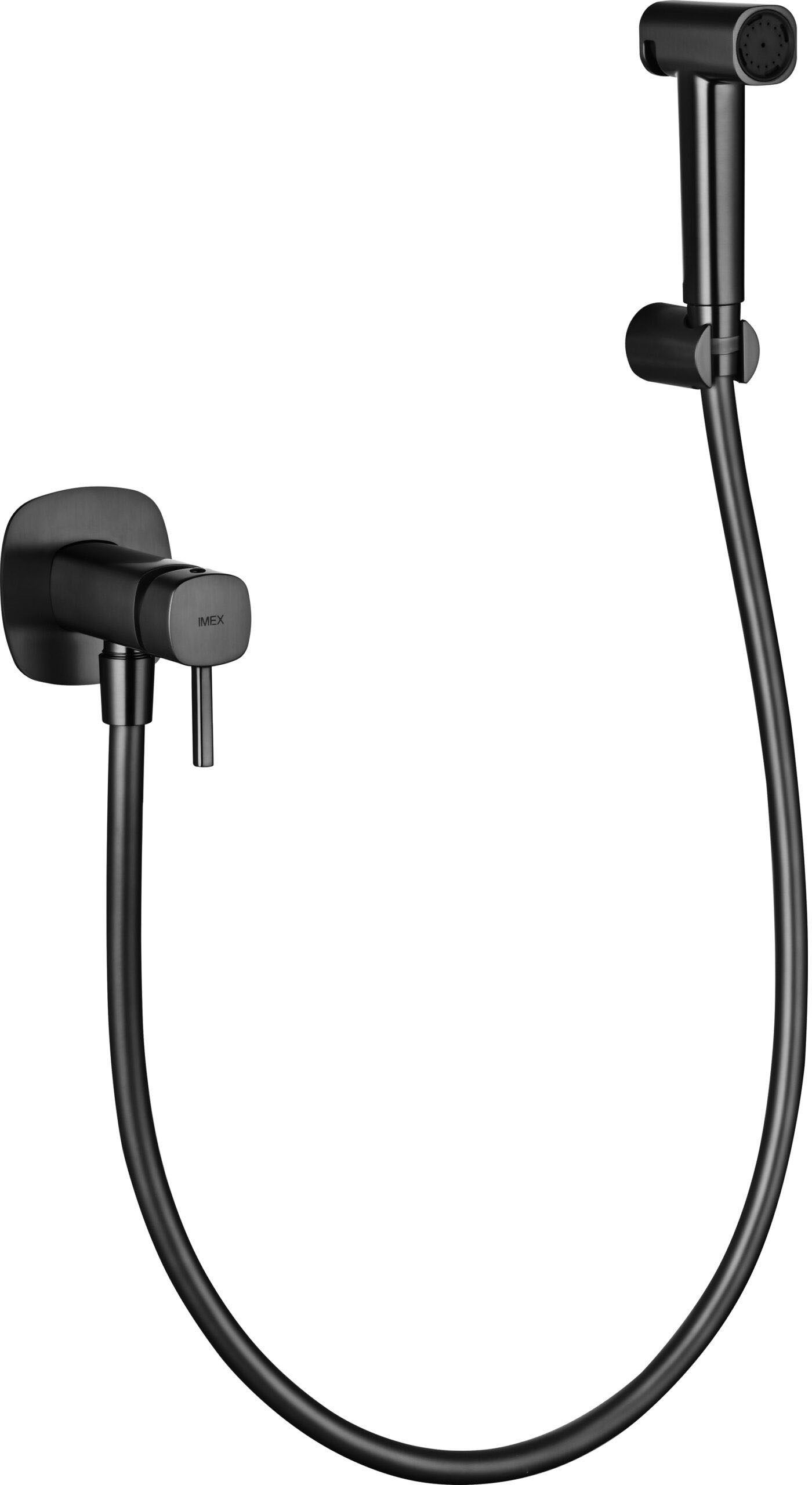 Гігієнічний душ зі змішувачем Imex Toscana Black Gun Metal RDT064/BGM