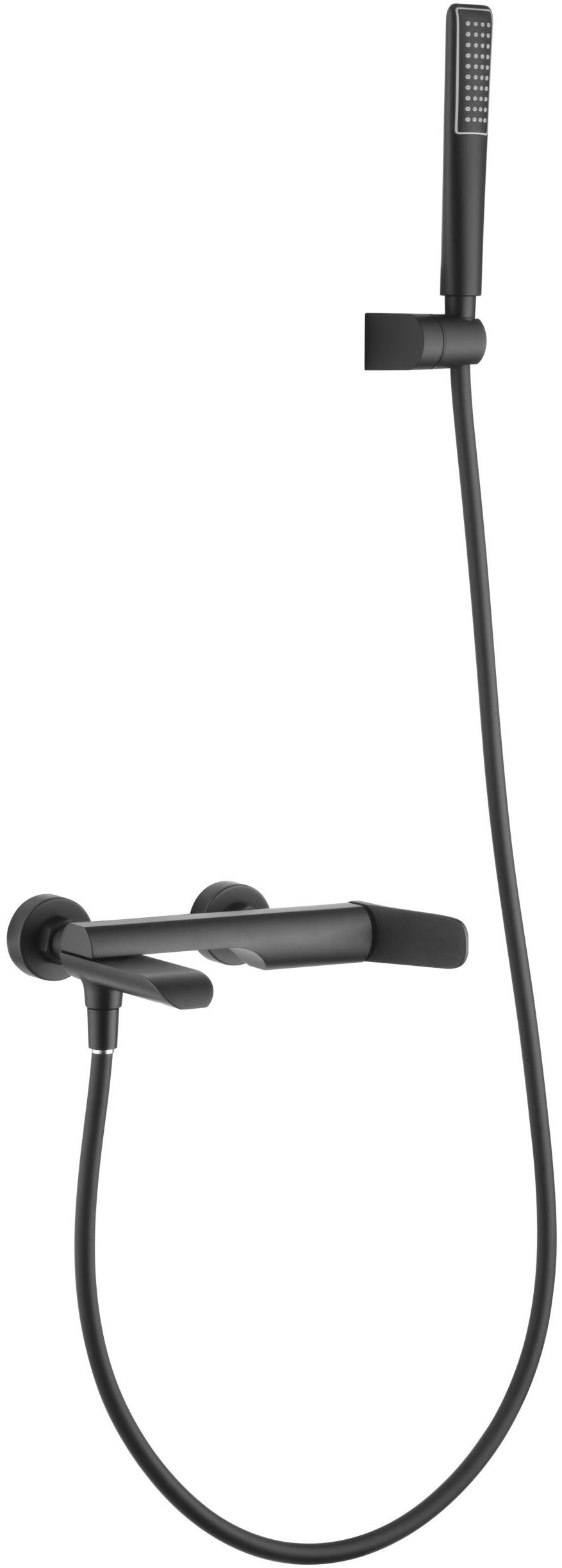 Змішувач для ванни і душу Imex Dinamarca Black Matt BDR031-4NG