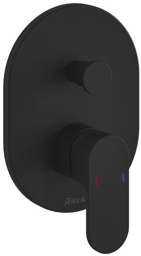 Змішувач для ванни Ravak Chrome CR 065.00 для R-box Black
