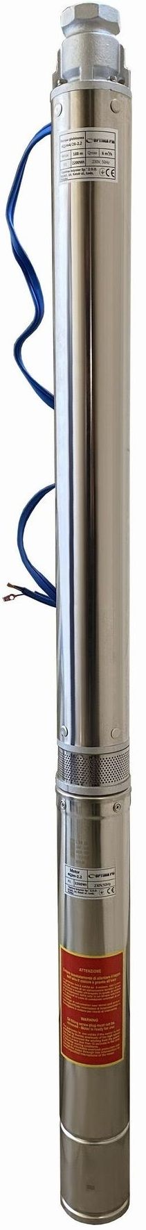 Свердловинний насос Optima PM 4QJm4/26 + 2 м кабель (000017630)