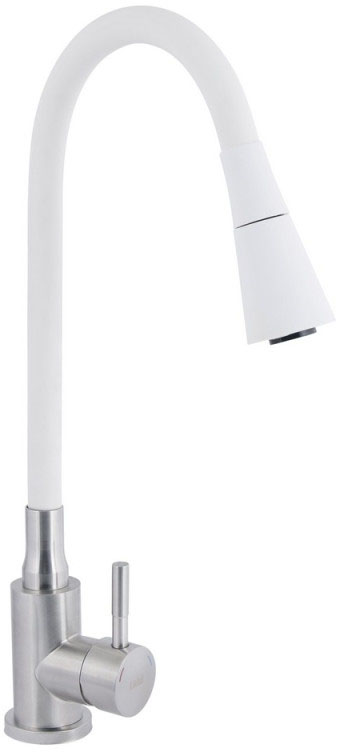 Змішувач для кухні Lidz Aria 015F31 (k35) LDARI015F31WNK36981 White/Nickel