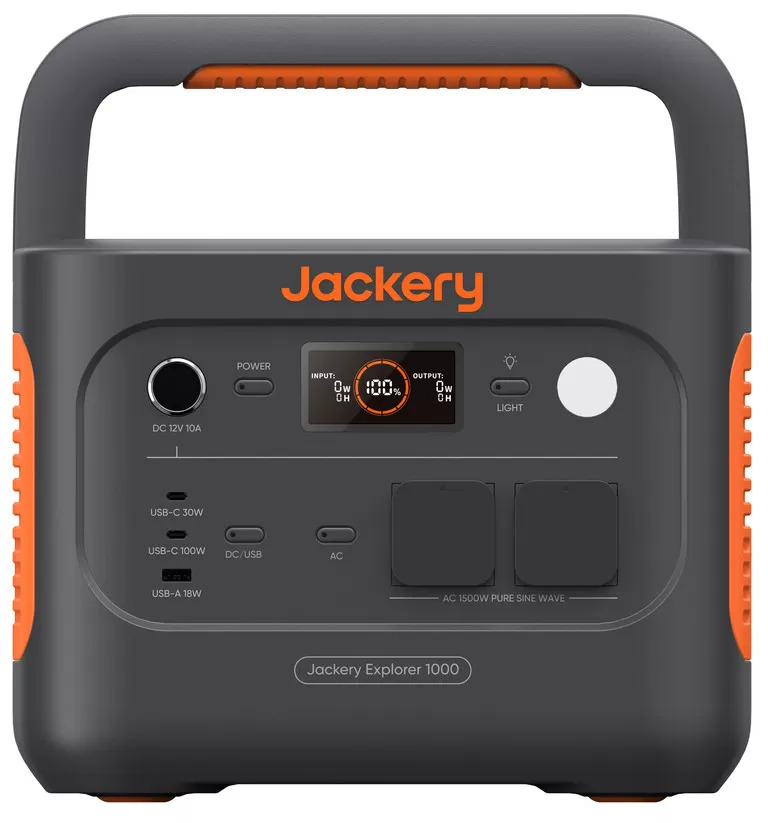 Портативна зарядна станція Jackery Explorer 1000 v2, 1500Вт / 1070Вт*час