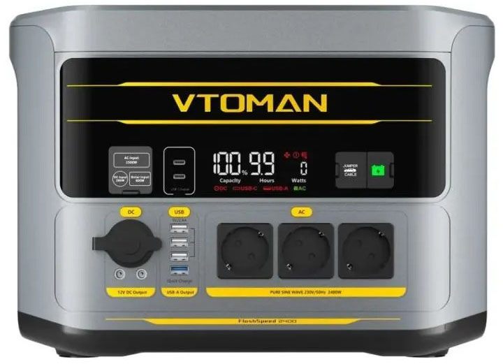 Портативна зарядна станція Vtoman FlashSpeed 2400, 2400Вт / 1408Вт*год
