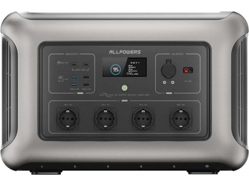 Портативна зарядна станція Allpowers R3500, 3500Вт / 3168Вт*год