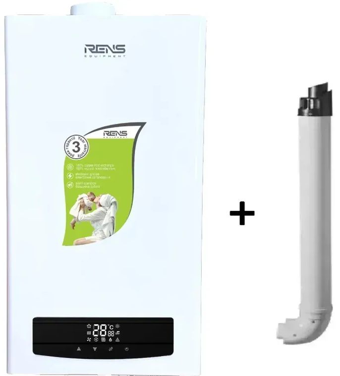 Газовий котел Rens RCB-024 Wi-Fi + коаксiальний комплект