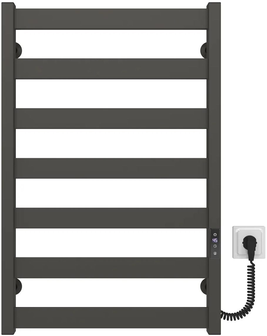 Рушникосушка Deffi Harmony П7 500x800, графіт, JD04, праве підключення (B.HR.80.50.7.E.G.R.2)
