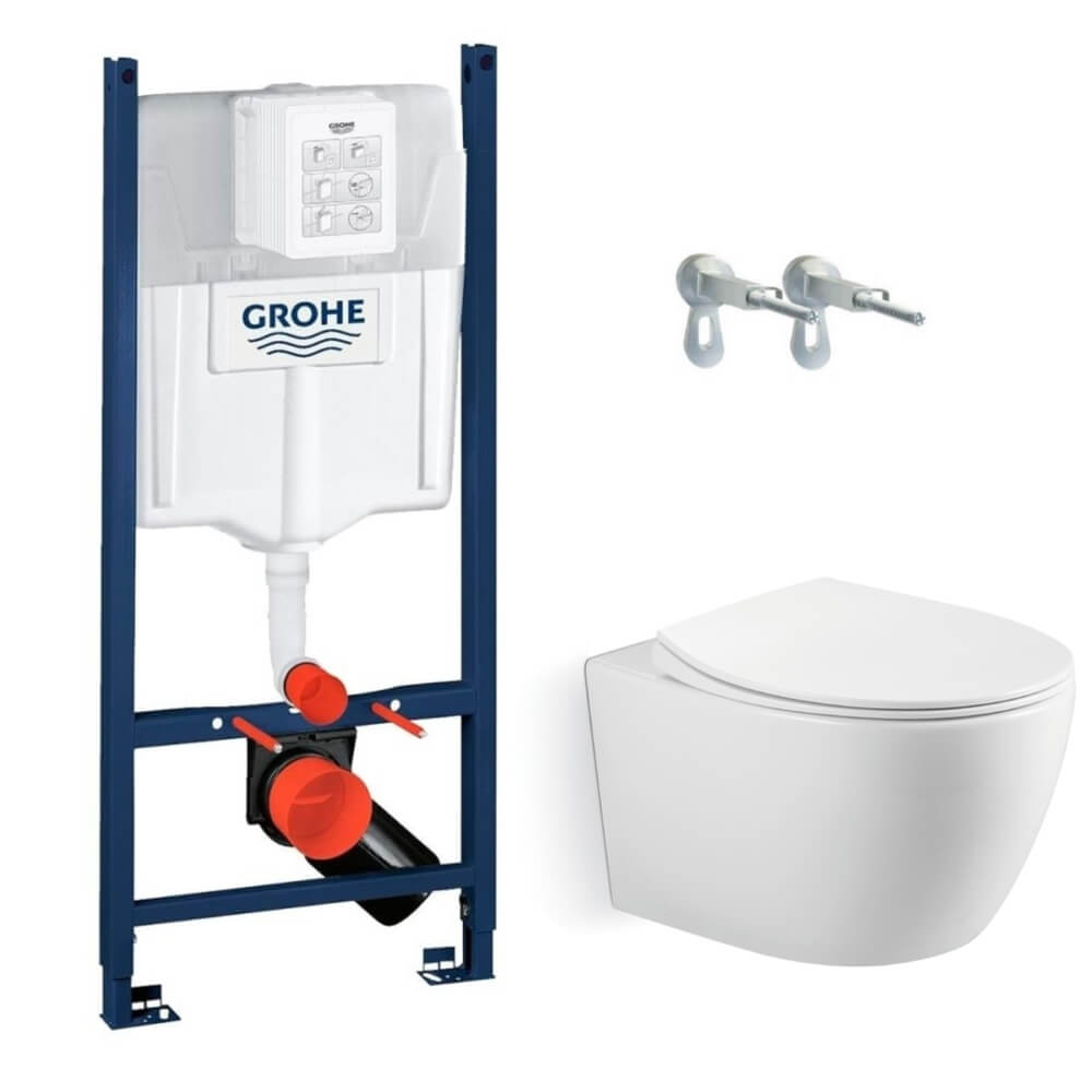 Комплект інсталяції з унітазом Grohe Rapid SL 388400WG + Imprese Svetly c06805203