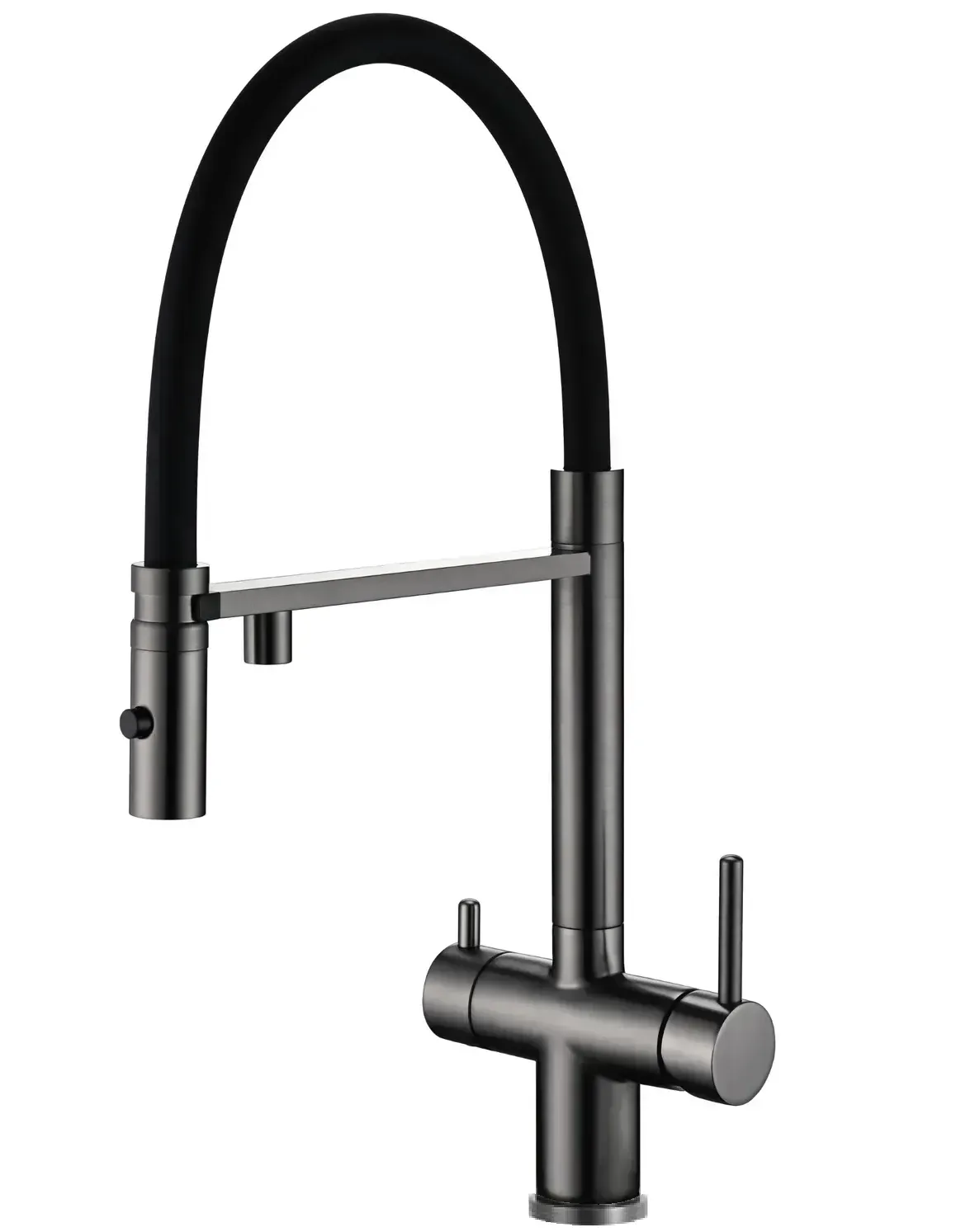 Змішувач для кухні Fabiano FKM 3130 Black Steel (8231.403.1930)