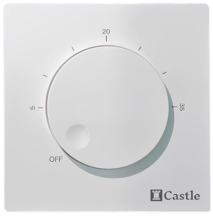 Терморегулятор Castle AC309H, білий