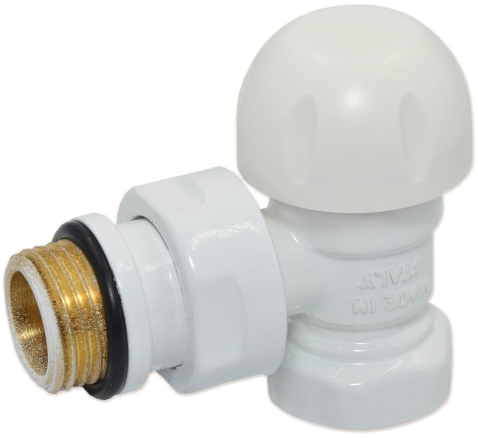 Термостатичний клапан Carlo Poletti First Thermo 1/2" x 1/2", White (V141310EF)