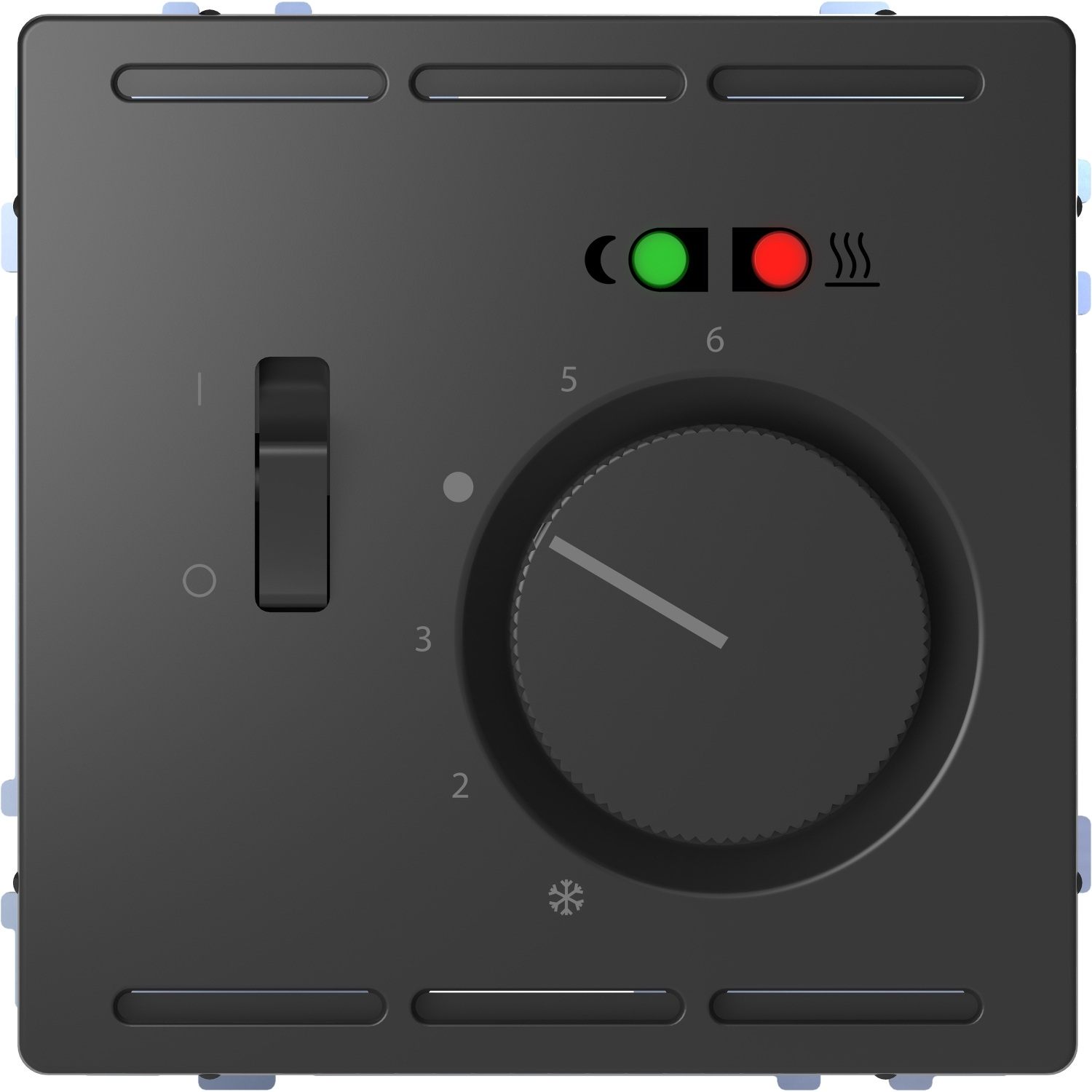 Терморегулятор Schneider Electric Merten System Design, aнтрацит (MEG5764-6034)