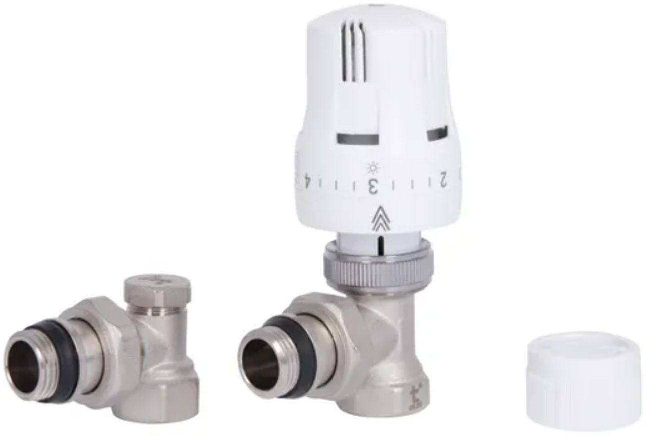 Термостатичний комплект Thermo Alliance Standart 1/2", кутовий (TAS352W15)