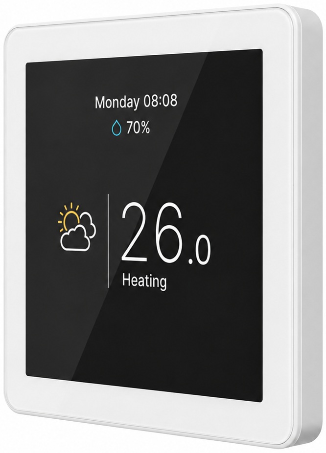 Термостат Tervix Pro Line WiFi TouchScreen Thermostat (котел), білий (114351)