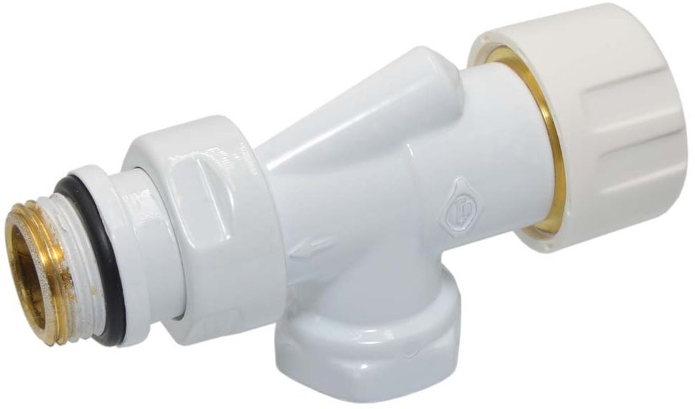 Термостатичний клапан Carlo Poletti First Reversa 1/2", White (V18510EF)