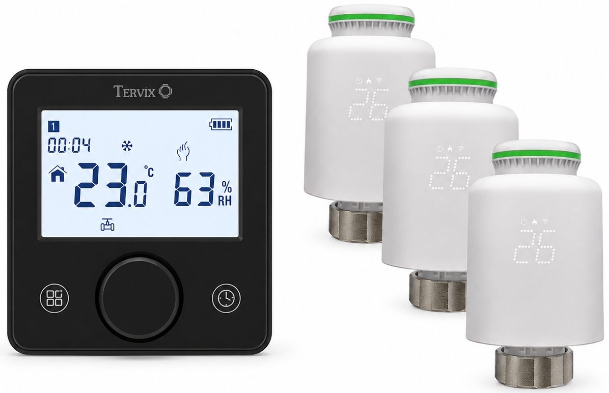 Комплект безпровідний Tervix Pro Line (1+3): Tervix Pro Line ZigBee+RF + Tervix ProLine RF - 3 шт. (119737)