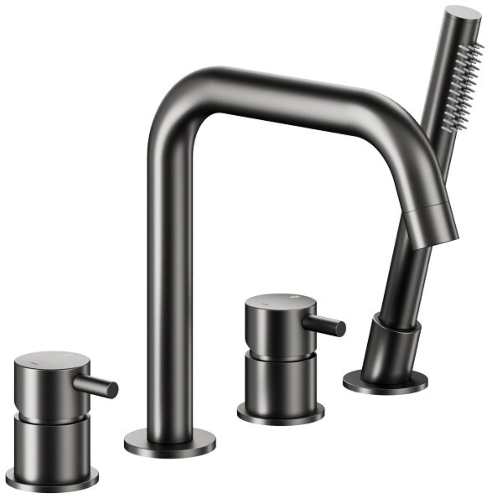 Змішувач для ванни KFA Armatura Moza Gun Metal Grey 5035-210-61