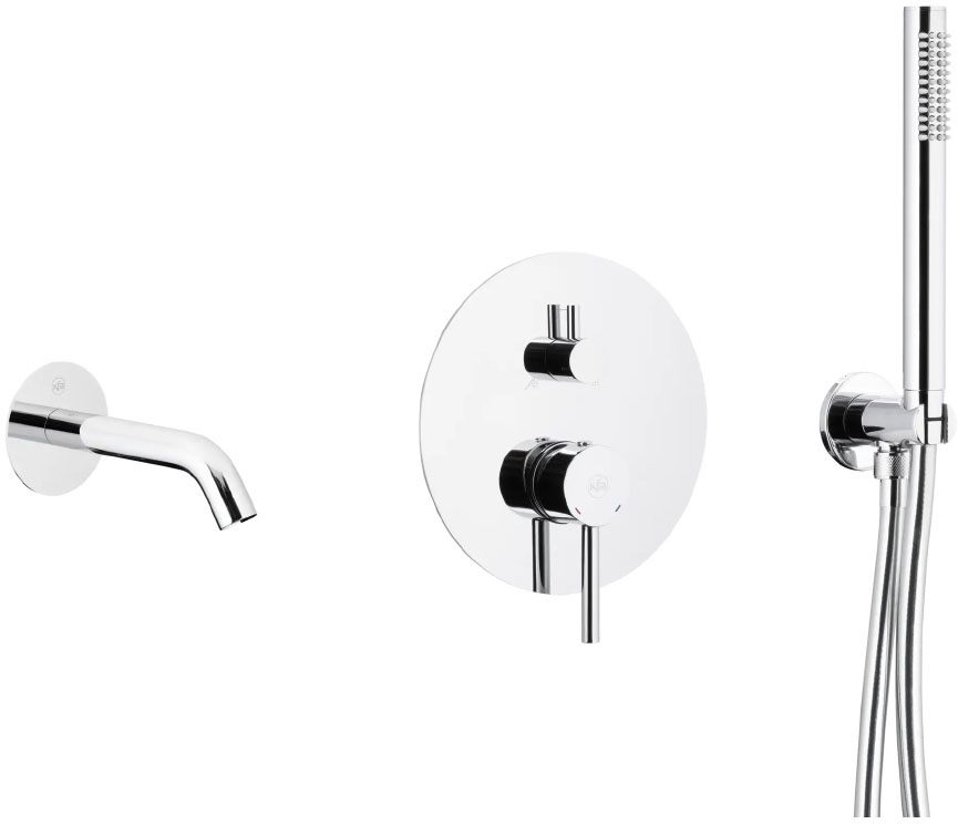 Змішувач для ванни KFA Armatura Moza Chrome 5039-401-00