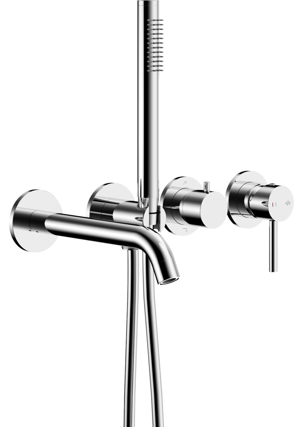 Змішувач для ванни KFA Armatura Moza Chrome 5039-411-00