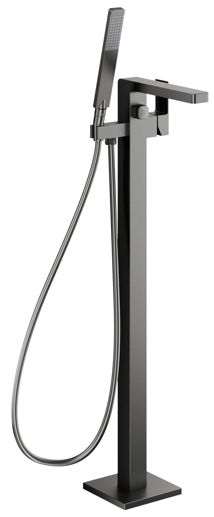 Змішувач для ванни KFA Armatura Logon PVD Brushed Gum Metal 5135-510-61