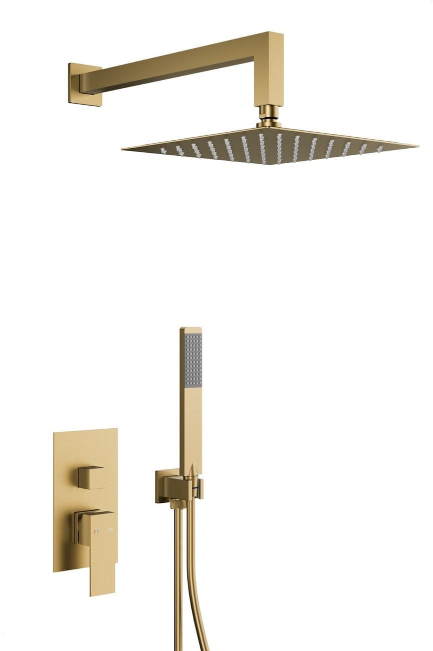 Душова система KFA Armatura Logon PVD Brushed Light Gold 5139-501-39