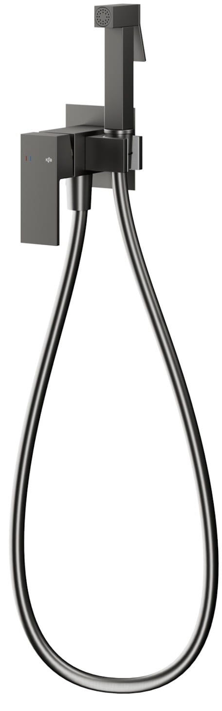 Змішувач для біде KFA Armatura Logon PVD Gun Metal Grey 5139-512-61