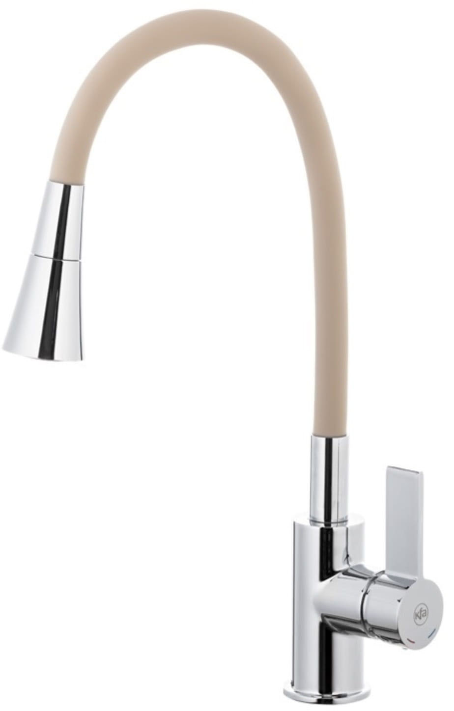 Змішувач для кухні KFA Armatura Rumba Chrome/Biege 6553-925-51