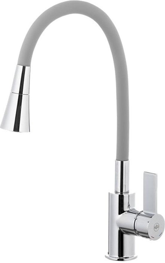 Змішувач для кухні KFA Armatura Rumba Chrome/Grey 6553-925-63