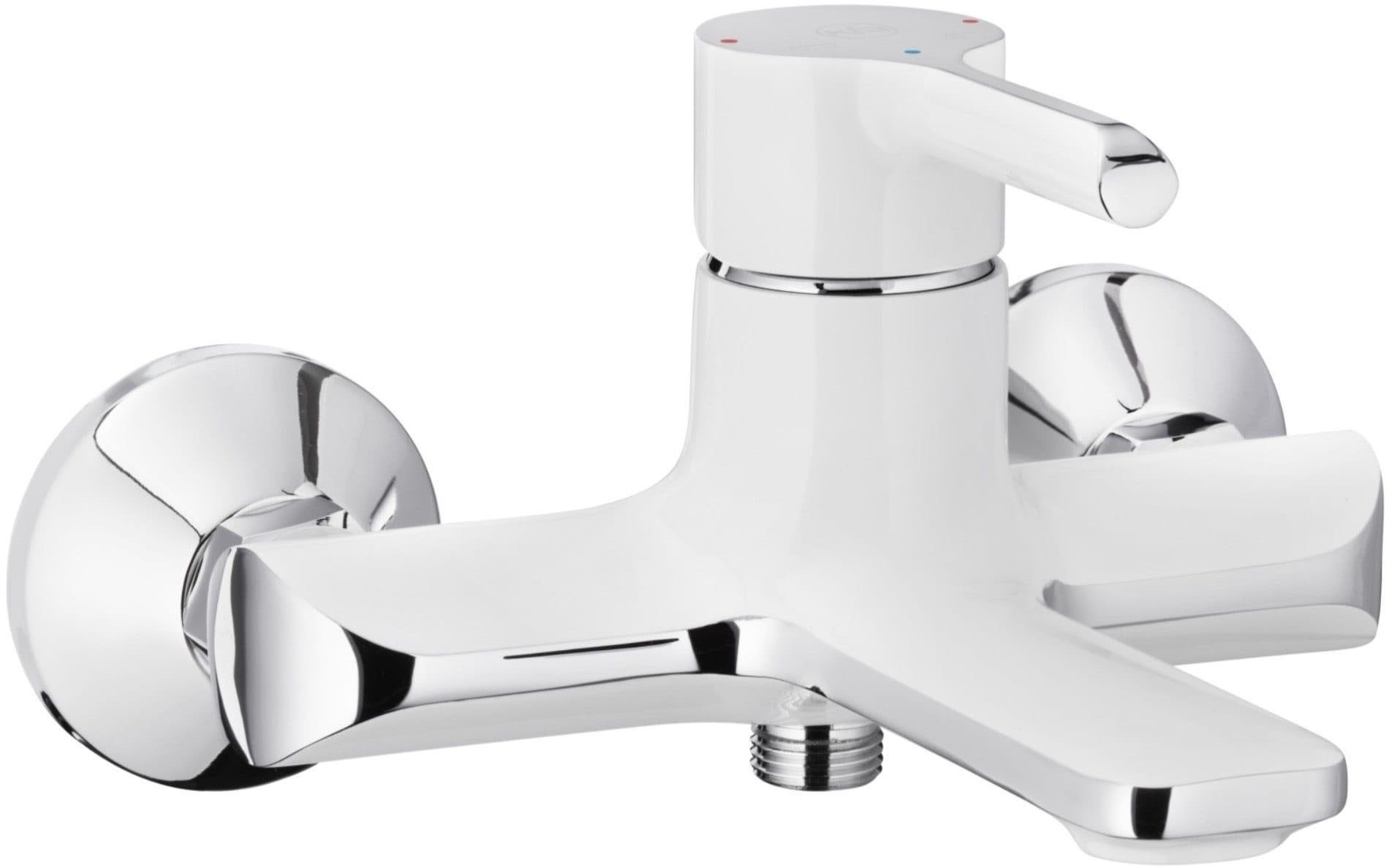 Змішувач для ванни KFA Armatura Angelit White/Chrome 4724-010-40