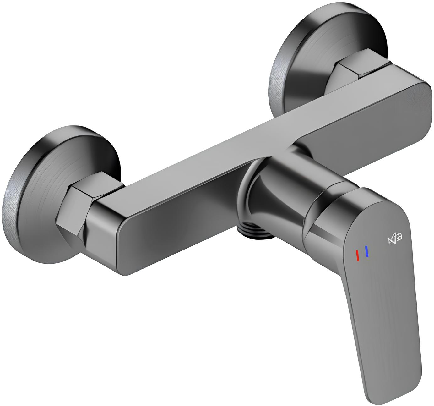 Змішувач для душу KFA Armatura Luna New PVD Gun Metal Grey 4336-010-61