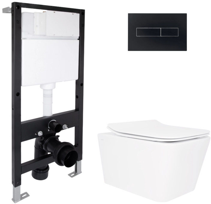 Комплект інсталяції Q-Tap Crow Rimless QT05335170W51626