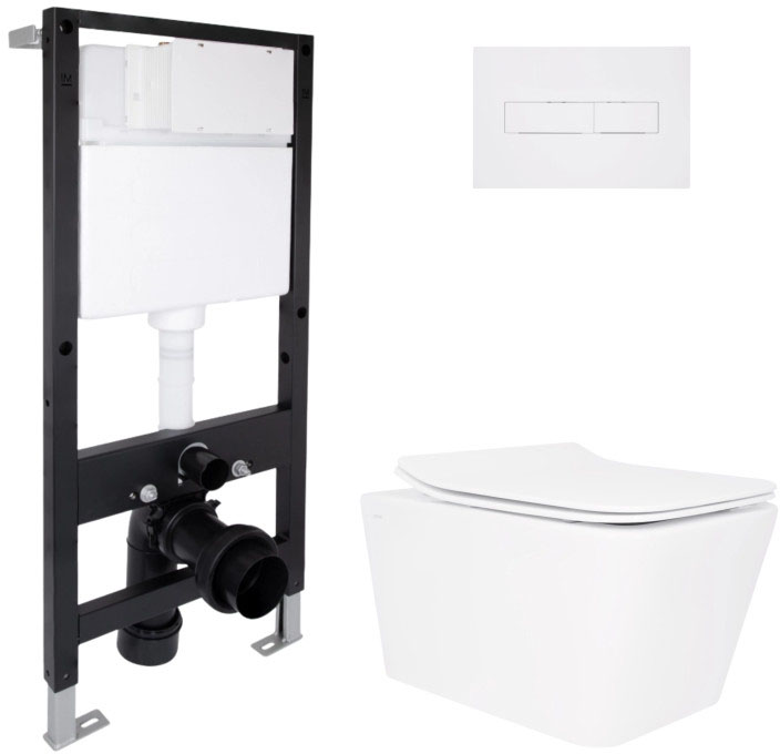 Комплект інсталяції Q-Tap Crow Rimless QT05335170W51625