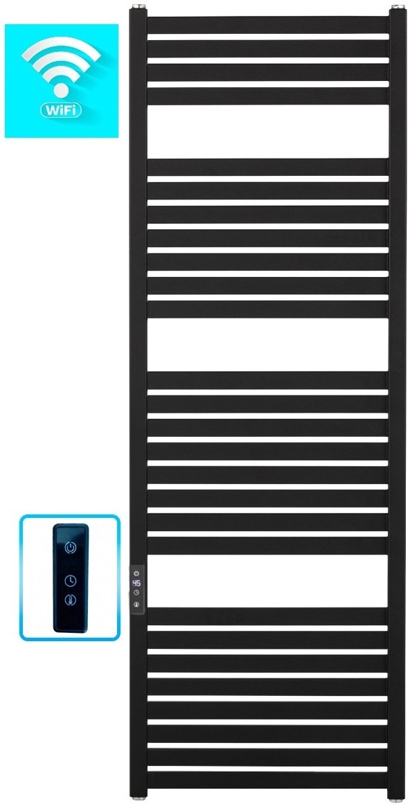 Рушникосушка Polywarm Ithaka Sensor Wi-Fi Ei 27/45, чорна
