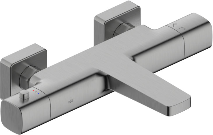 Змішувач для ванни KFA Armatura Malaga PVD Gun Metal Grey 5754-010-61