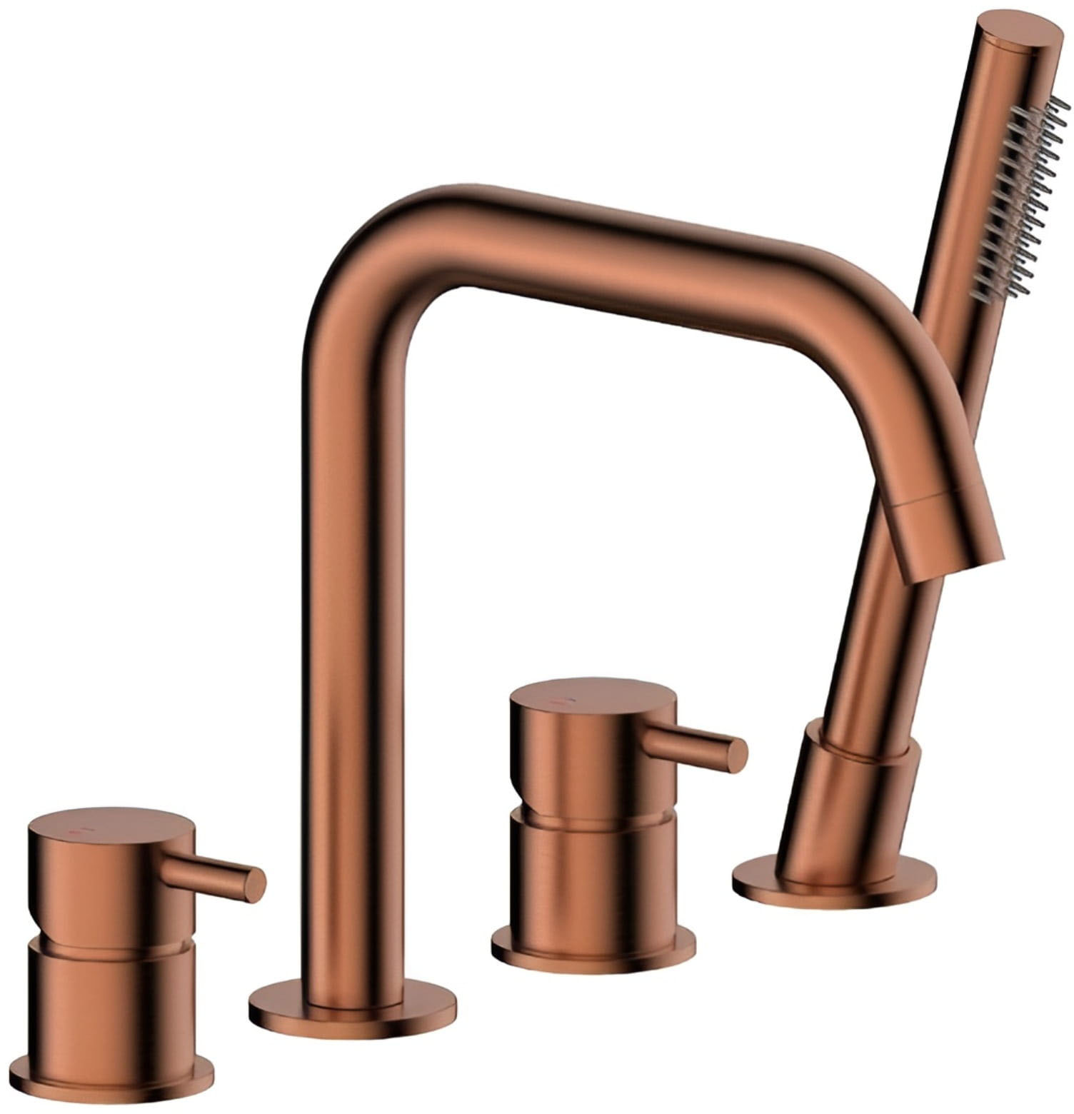 Змішувач для ванни KFA Armatura Moza Brushed Rose Gold 5035-210-34
