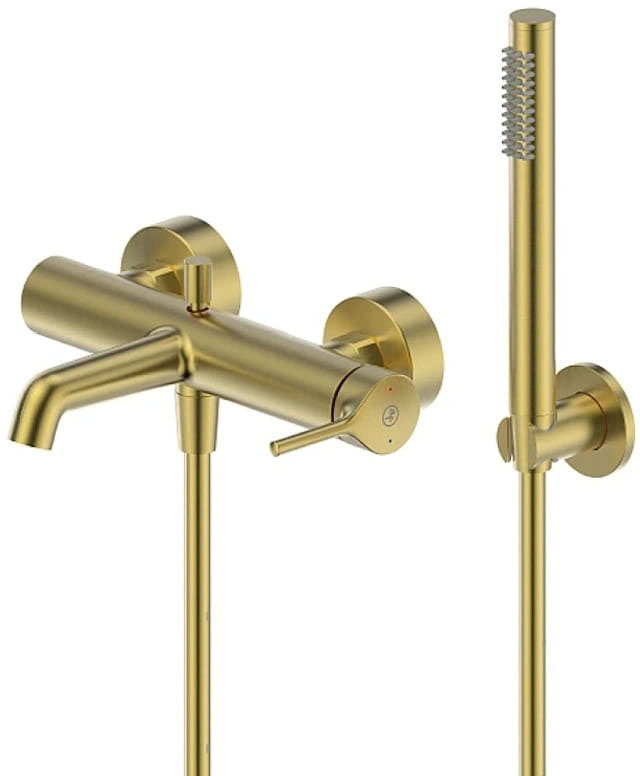Змішувач для ванни KFA Armatura Silvia PVD Brushed Gold 2034-520-31