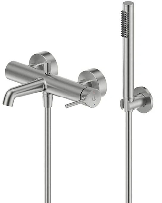 Змішувач для ванни KFA Armatura Silvia PVD Brushed Nickel 2034-520-21