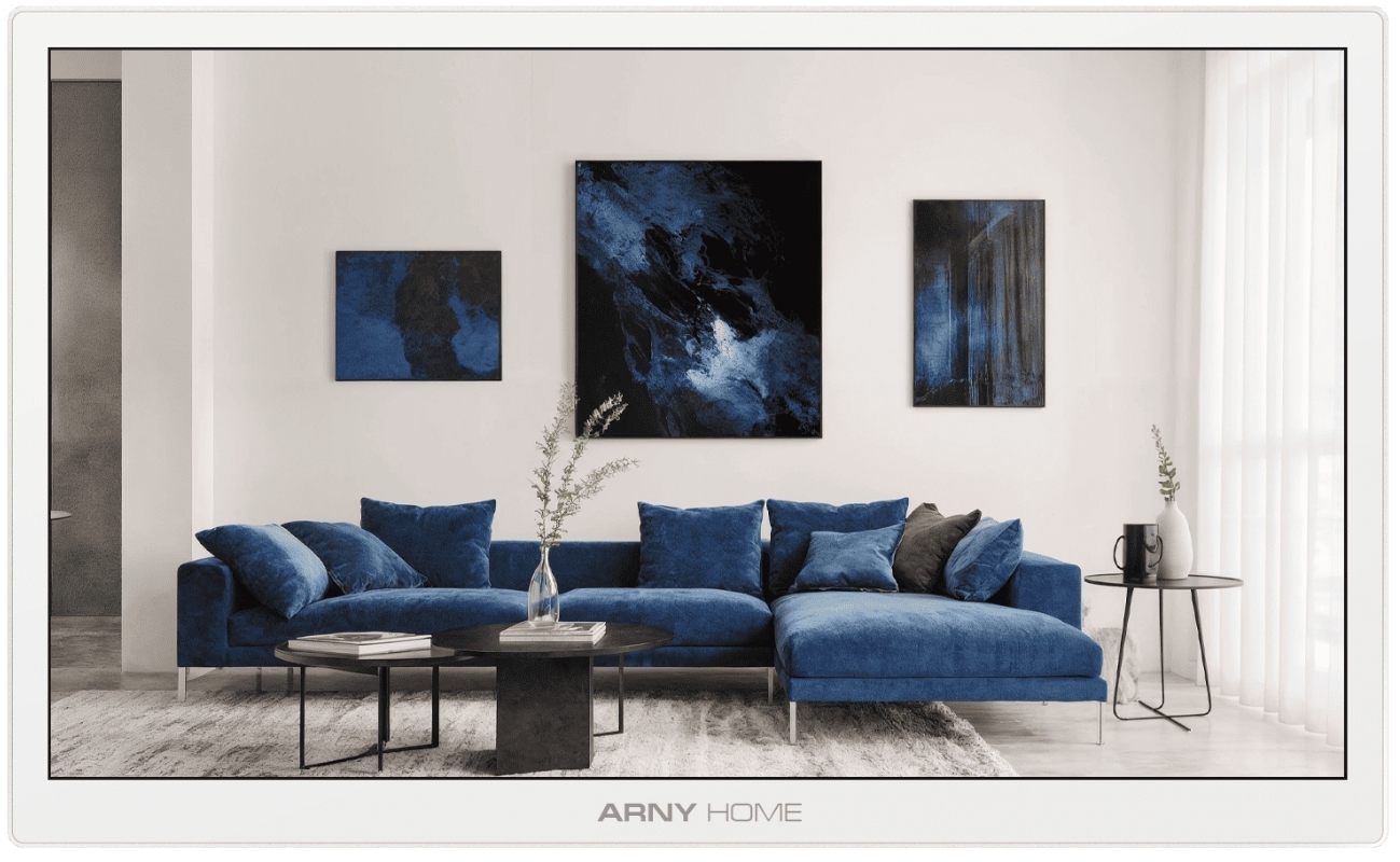 Відеодомофон ARNY AVD-1280Q Wi-Fi, White